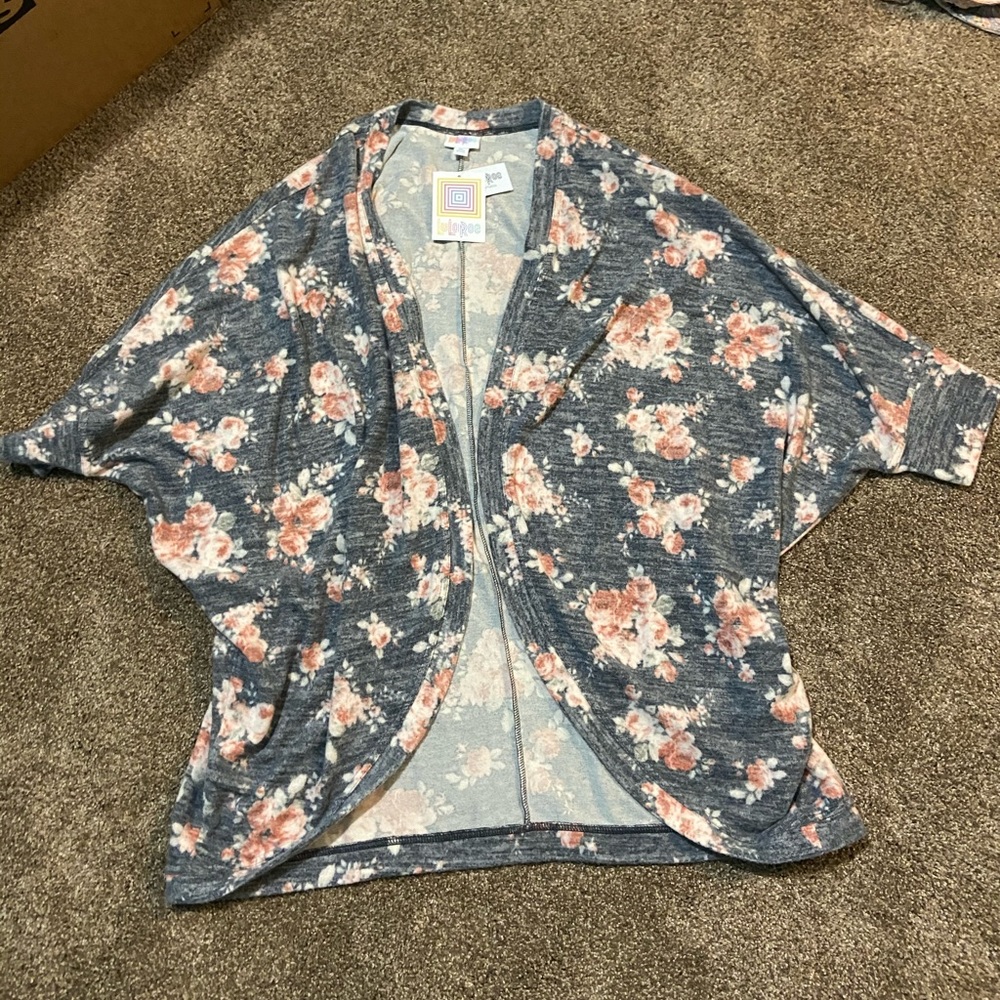LuLaRoe Floral Cardigan